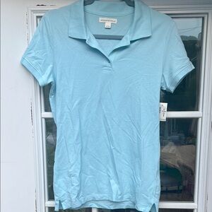 Aeropostale Blue Fitted Polo Shirt Short Sleeve